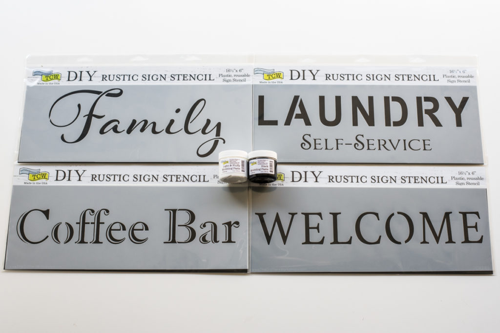 DIY Rustic Sign Stencils and Modeling Paste Giveaway - The Giveaway Gazette